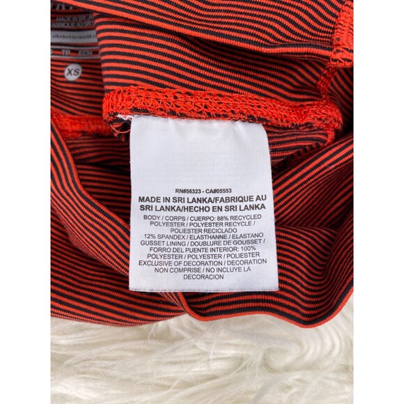 Nike Dri-Fit Womens Striped Legend 2.0 Foldover Capri Leggings XS - Picture 7 of 9